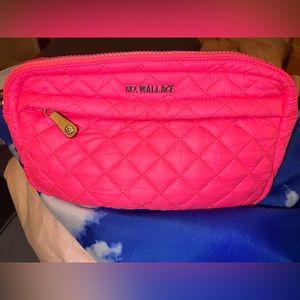 MZ Wallace Metro Belt Bag Fanny Pack Purse Hot Neon Pink Sold Out Color.